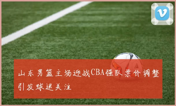 山东男篮主场迎战CBA强队票价调整引发球迷关注
